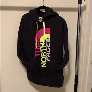 North face hooded sweatshirt